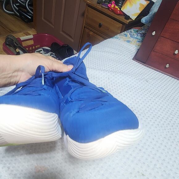 UNDER ARMOR EUC MENS SZ BLUE CURRY 5 BASKETBALL SNEAKER SHOES main image 9
